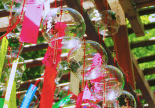 如意輪寺かえる寺の風鈴